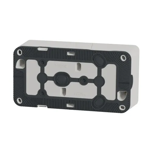 Коробка двойная для накладного монтажа IP55, белый, Mureva Styl Schneider MUR39914