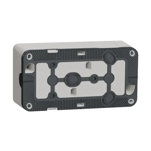 Коробка двойная для накладного монтажа IP55, белый, Mureva Styl Schneider MUR39914