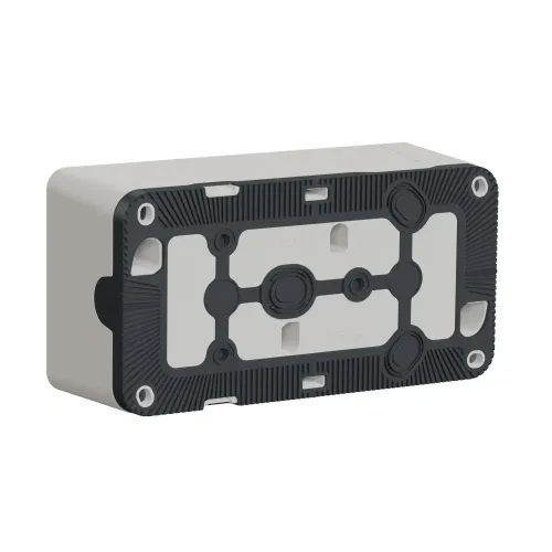 Коробка двойная для накладного монтажа IP55, белый, Mureva Styl Schneider MUR39914