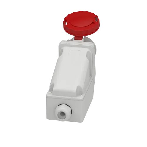 Розетка настенная, 63А, 3P+N+E, IP67, 415В 81183
