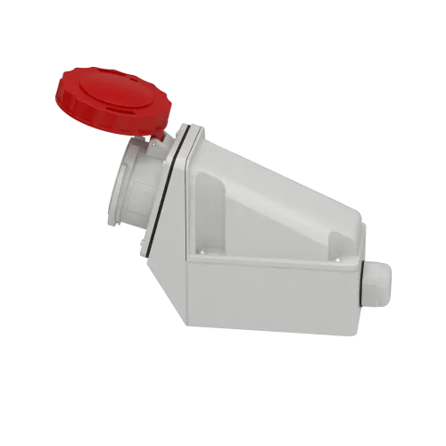 Розетка настенная, 63А, 3P+N+E, IP67, 415В 81183