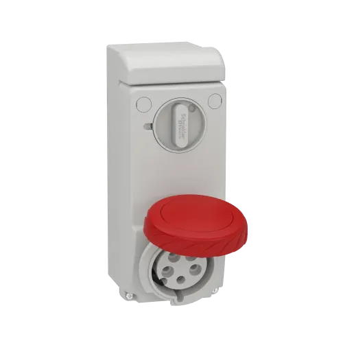 Розетка Unika с блокировкой, 32А, 3P+N+E 83097