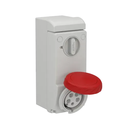 Розетка Unika с блокировкой, 32А, 3P+N+E 83097