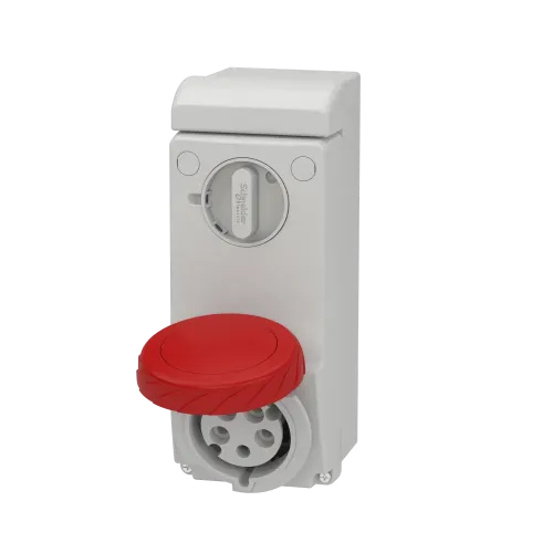 Розетка Unika с блокировкой, 32А, 3P+N+E 83097