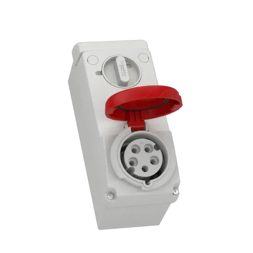 Розетка Unika с блокировкой, 32А, 3P+N+E 83097