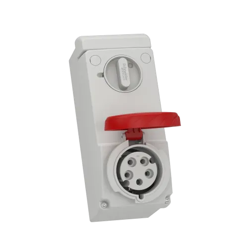 Розетка Unika с блокировкой, 32А, 3P+N+E 83097