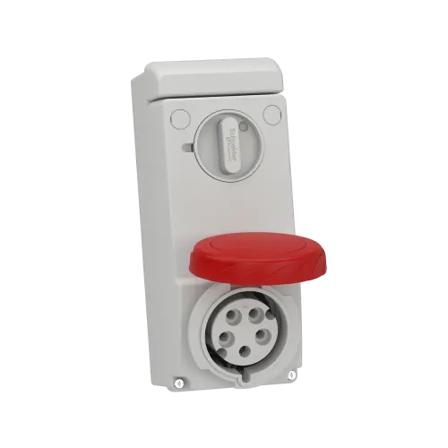 Розетка Unika с блокировкой, 32А, 3P+N+E 83097