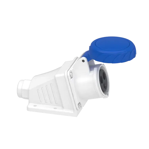 Розетка настенная, 16А, 2P+E, IP67, 250В, винтовая PKF16W723