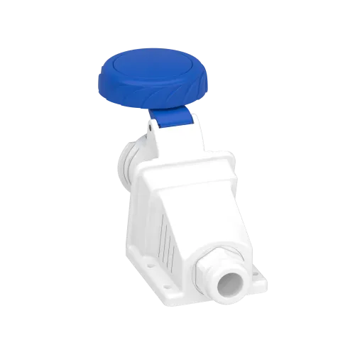 Розетка настенная, 16А, 2P+E, IP67, 250В, винтовая PKF16W723