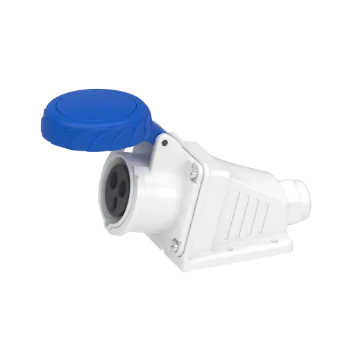Розетка настенная, 16А, 2P+E, IP67, 250В, винтовая PKF16W723