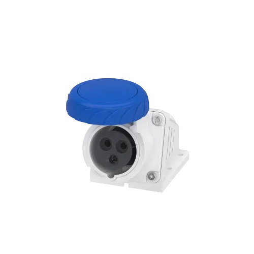 Розетка настенная, 16А, 2P+E, IP67, 250В, винтовая PKF16W723