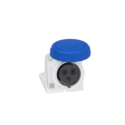 Розетка настенная, 16А, 2P+E, IP67, 250В, винтовая PKF16W723