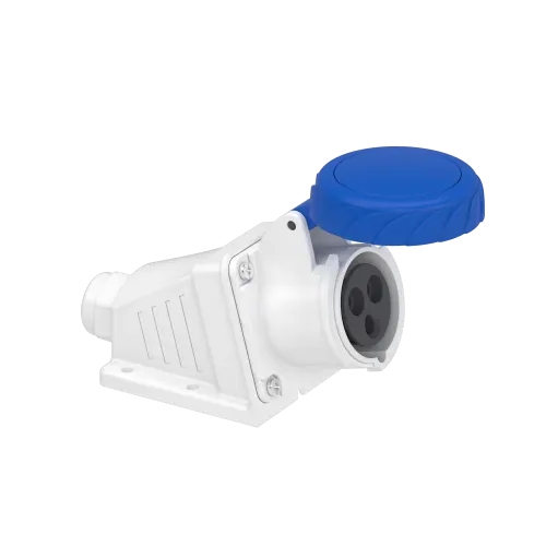 Розетка настенная, 16А, 2P+E, IP67, 250В, винтовая PKF16W723