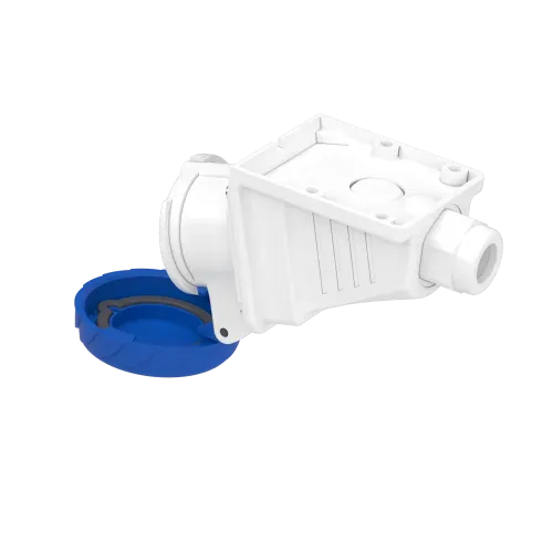 Розетка настенная, 16А, 2P+E, IP67, 250В, винтовая PKF16W723