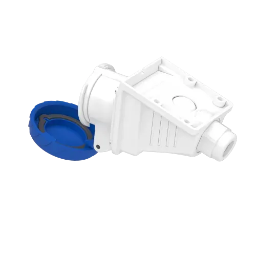 Розетка настенная, 16А, 2P+E, IP67, 250В, винтовая PKF16W723