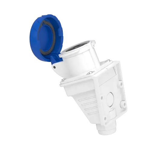 Розетка настенная, 16А, 2P+E, IP67, 250В, винтовая PKF16W723