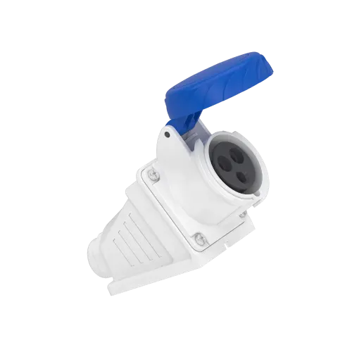 Розетка настенная, 16А, 2P+E, IP67, 250В, винтовая PKF16W723
