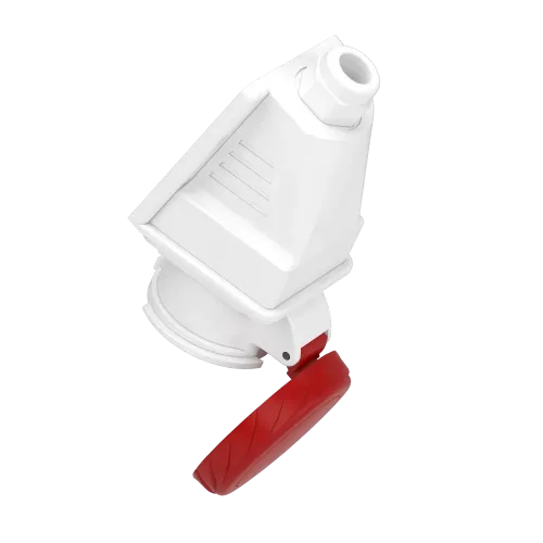 Розетка настенная, 16А, 3P+N+E, IP67, 380В, винтовая PKF16W735