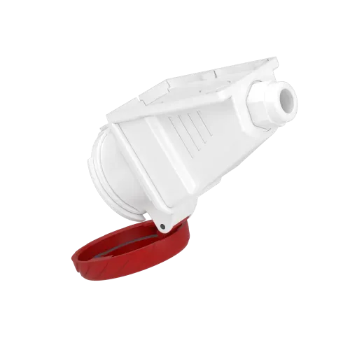 Розетка настенная, 16А, 3P+N+E, IP67, 380В, винтовая PKF16W735