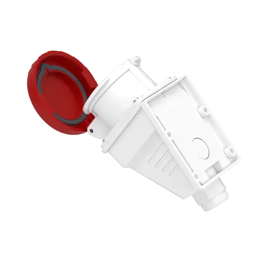 Розетка настенная, 16А, 3P+N+E, IP67, 380В, винтовая PKF16W735