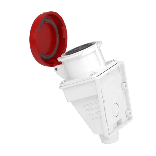 Розетка настенная, 16А, 3P+N+E, IP67, 380В, винтовая PKF16W735