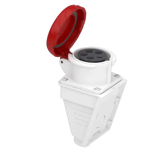 Розетка настенная, 16А, 3P+N+E, IP67, 380В, винтовая PKF16W735