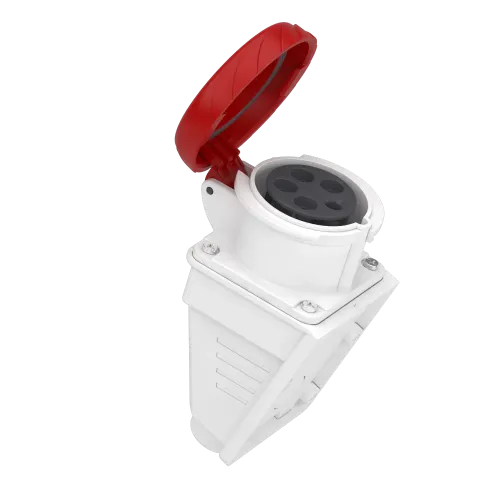 Розетка настенная, 16А, 3P+N+E, IP67, 380В, винтовая PKF16W735
