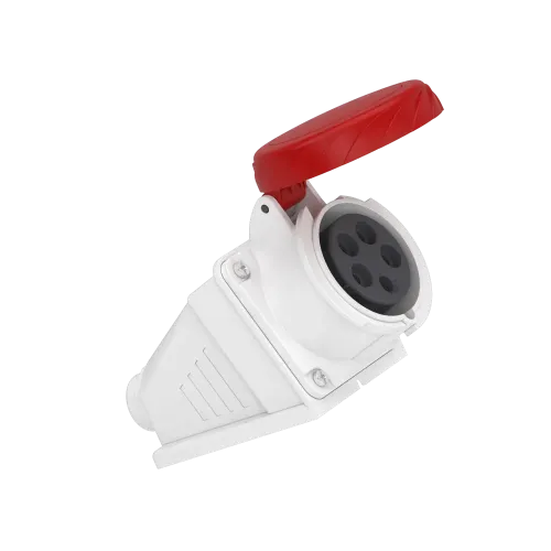 Розетка настенная, 16А, 3P+N+E, IP67, 380В, винтовая PKF16W735