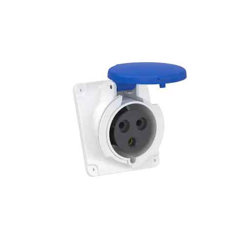 Розетка скрытая угловая, 32А, 2P+E, IP44, 250В, винтовая PKF32F423