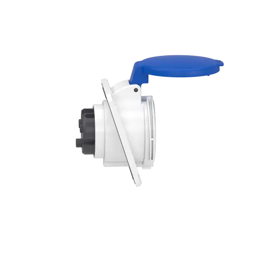 Розетка скрытая угловая, 32А, 2P+E, IP44, 250В, винтовая PKF32F423