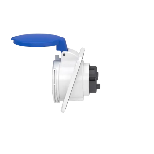 Розетка скрытая угловая, 32А, 2P+E, IP44, 250В, винтовая PKF32F423