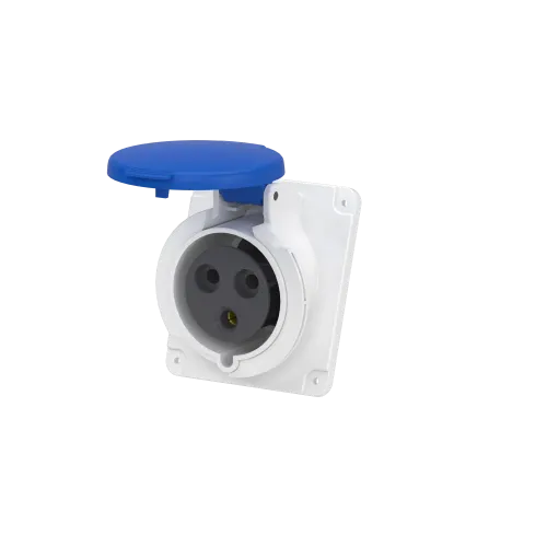 Розетка скрытая угловая, 32А, 2P+E, IP44, 250В, винтовая PKF32F423