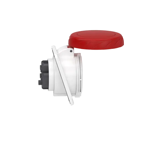 Розетка скрытая угловая, 32А, 3P+N+E, IP67, 380В, винтовая PKF32F735