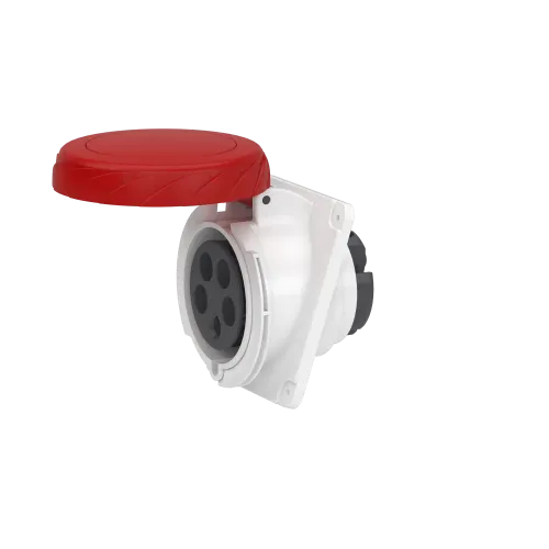 Розетка скрытая угловая, 32А, 3P+N+E, IP67, 380В, винтовая PKF32F735