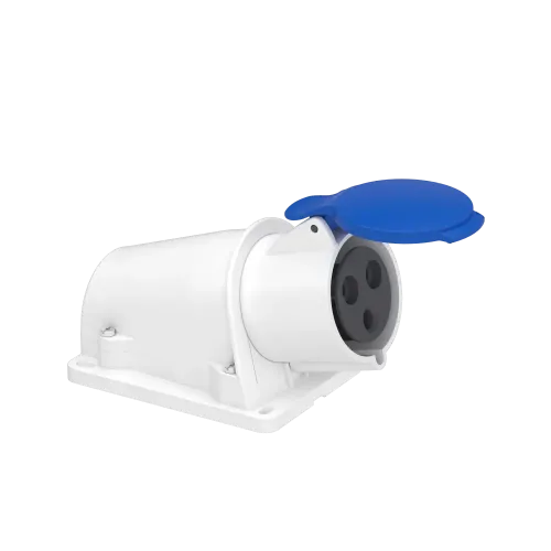 Розетка настенная, 32А, 2P+E, IP44, 380В, винтовая PKF32W423
