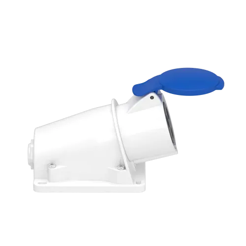 Розетка настенная, 32А, 2P+E, IP44, 380В, винтовая PKF32W423