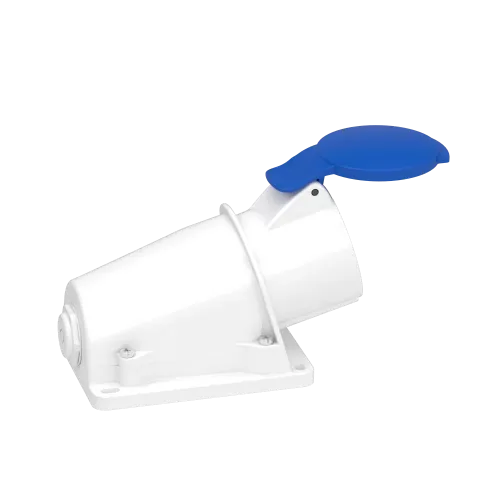 Розетка настенная, 32А, 2P+E, IP44, 380В, винтовая PKF32W423