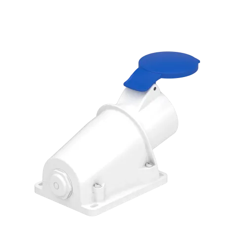 Розетка настенная, 32А, 2P+E, IP44, 380В, винтовая PKF32W423