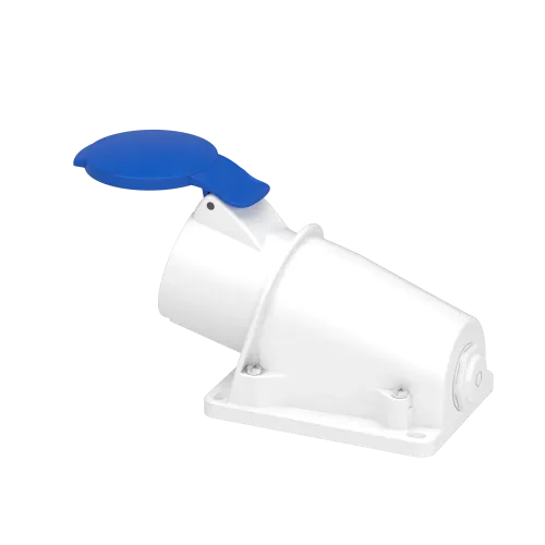Розетка настенная, 32А, 2P+E, IP44, 380В, винтовая PKF32W423