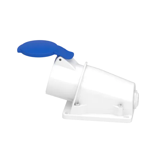Розетка настенная, 32А, 2P+E, IP44, 380В, винтовая PKF32W423