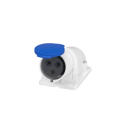 Розетка настенная, 32А, 2P+E, IP44, 380В, винтовая PKF32W423