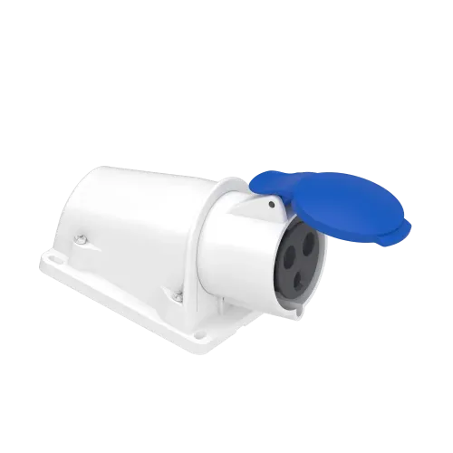 Розетка настенная, 32А, 2P+E, IP44, 380В, винтовая PKF32W423