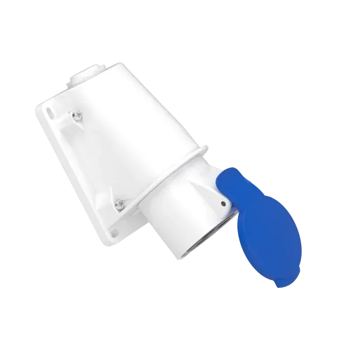 Розетка настенная, 32А, 2P+E, IP44, 380В, винтовая PKF32W423