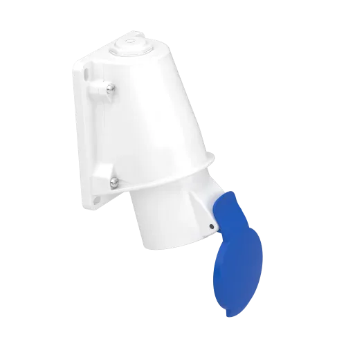 Розетка настенная, 32А, 2P+E, IP44, 380В, винтовая PKF32W423