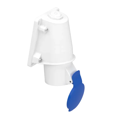 Розетка настенная, 32А, 2P+E, IP44, 380В, винтовая PKF32W423