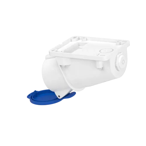 Розетка настенная, 32А, 2P+E, IP44, 380В, винтовая PKF32W423