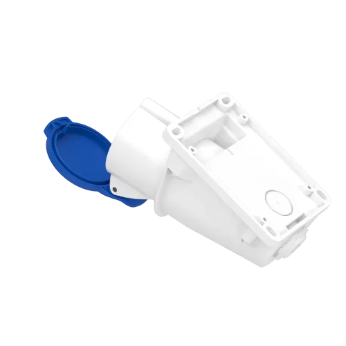 Розетка настенная, 32А, 2P+E, IP44, 380В, винтовая PKF32W423
