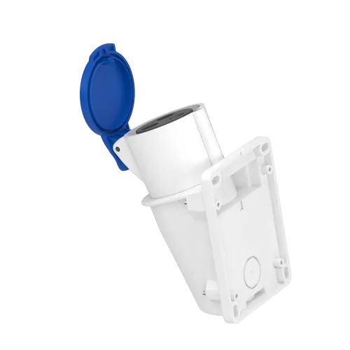 Розетка настенная, 32А, 2P+E, IP44, 380В, винтовая PKF32W423
