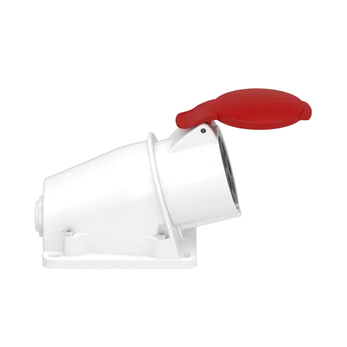 Розетка настенная, 32А, 3P+N+E, IP44, 380В, винтовая PKF32W435