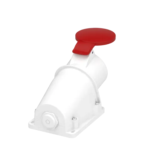 Розетка настенная, 32А, 3P+N+E, IP44, 380В, винтовая PKF32W435